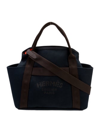 Hermès Toile Sac De Pansage Grooming Bag