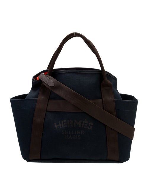 Hermès Toile Sac De Pansage Grooming Bag