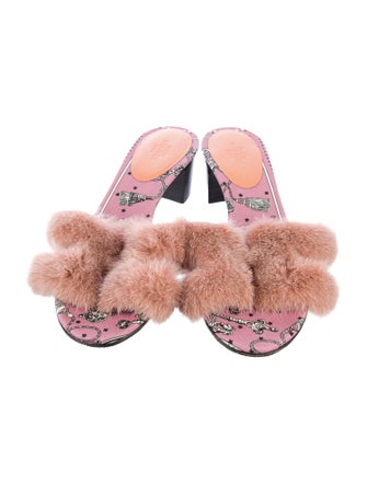 Hermès Oasis Mink Slides