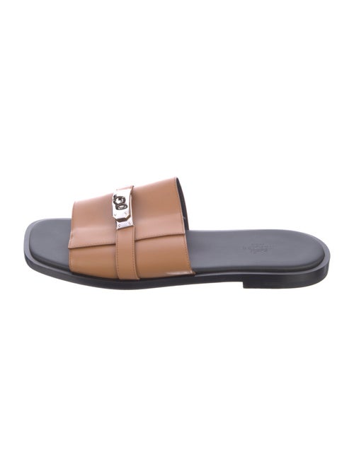 Hermès Gabriel Leather Slides