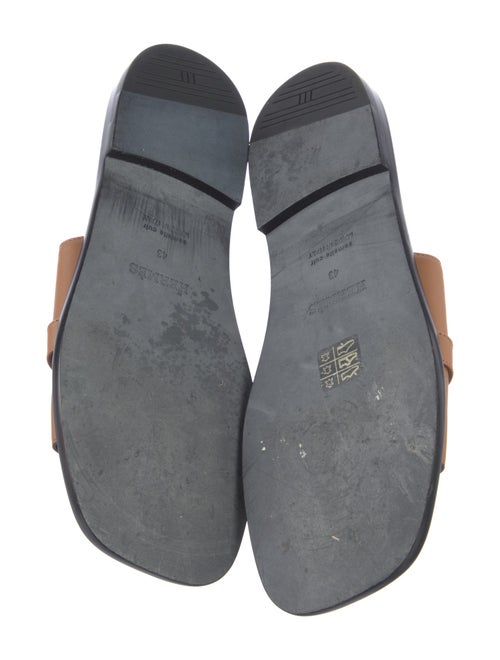Hermès Gabriel Leather Slides