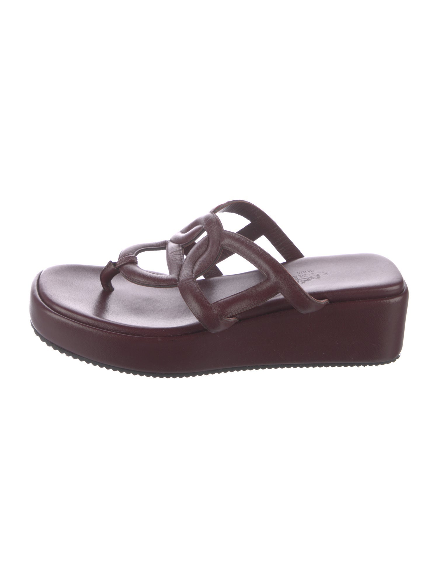 Hermès Gipsy Chaîne d'Ancre Insignia Slides