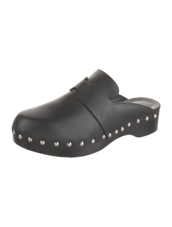 Hermès Calya Leather Mules