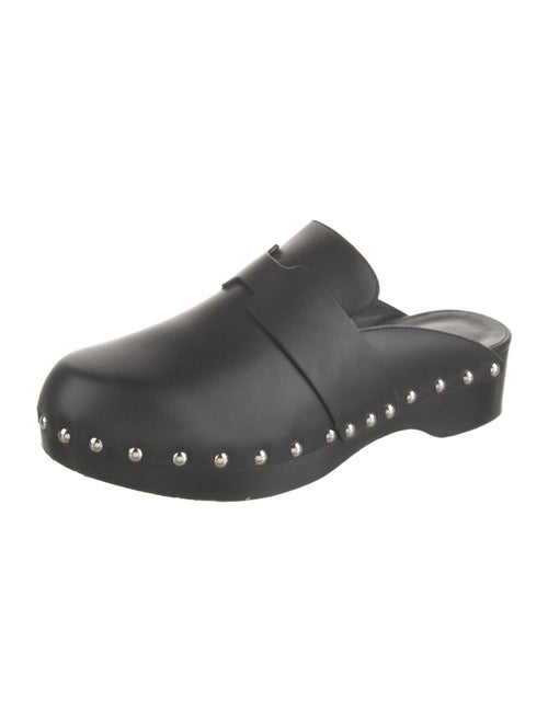 Hermès Calya Leather Mules