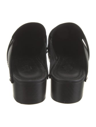 Hermès Calya Leather Mules