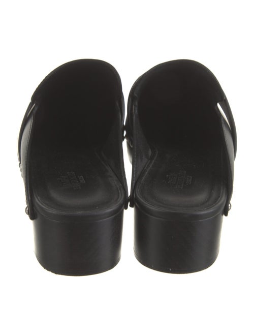 Hermès Calya Leather Mules