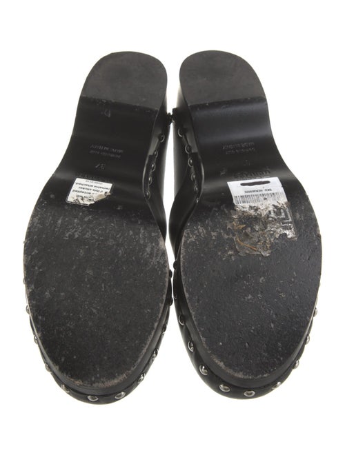 Hermès Calya Leather Mules