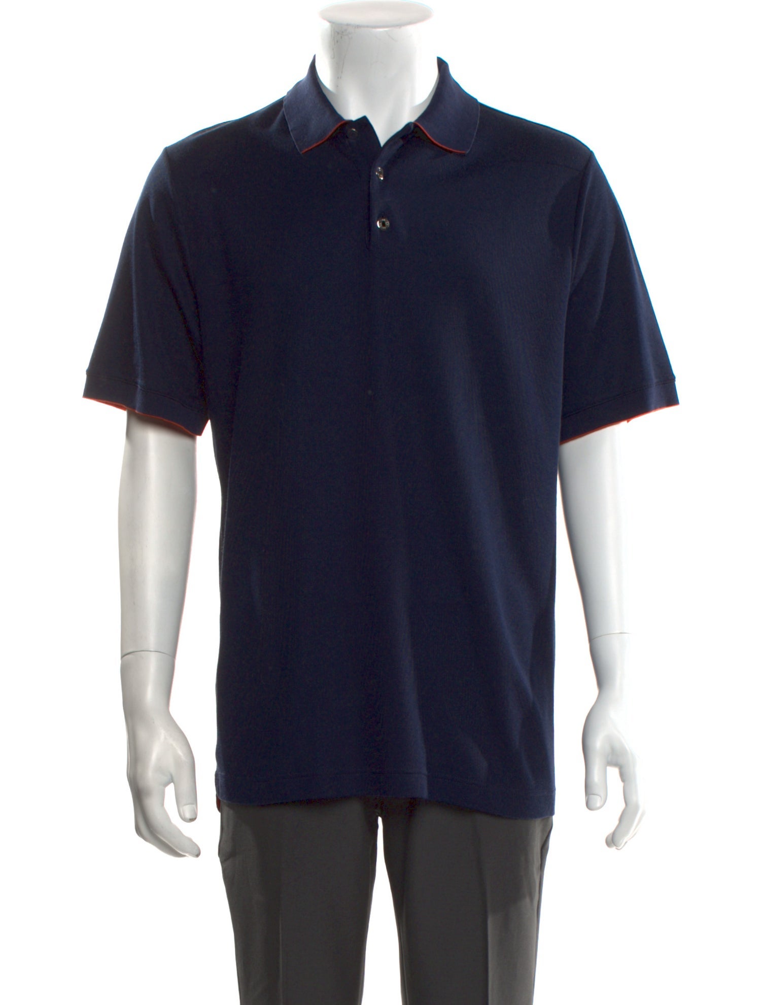 Hermès Collar Short Sleeve Polo Shirt