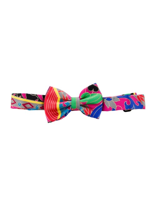 Hermès Silk Printed Bow Tie
