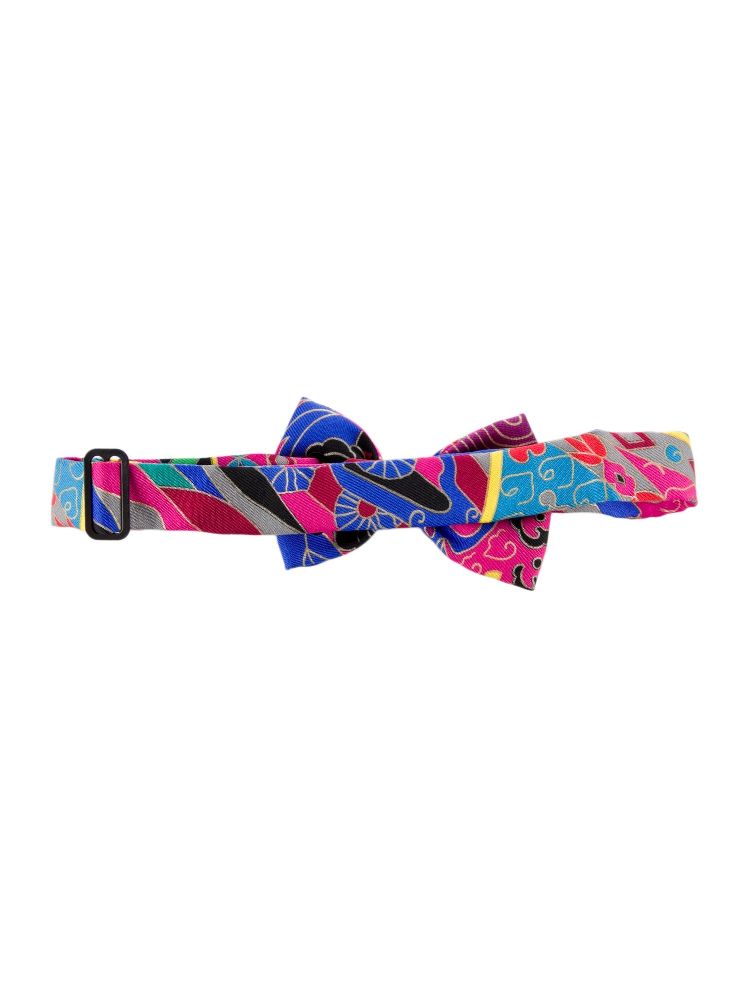 Hermès Silk Printed Bow Tie
