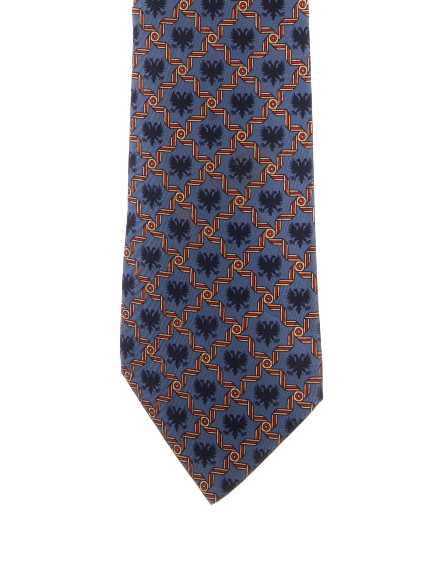 Hermès Silk Pattern Tie