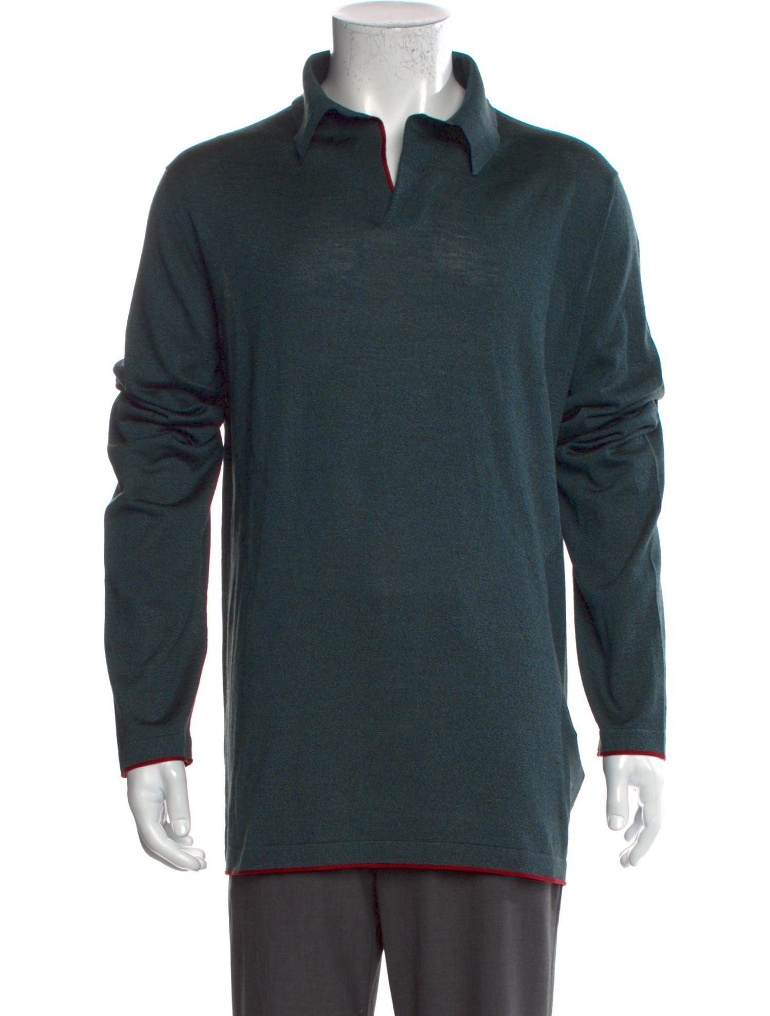 Hermès Wool Collar Polo Shirt w/ Tags