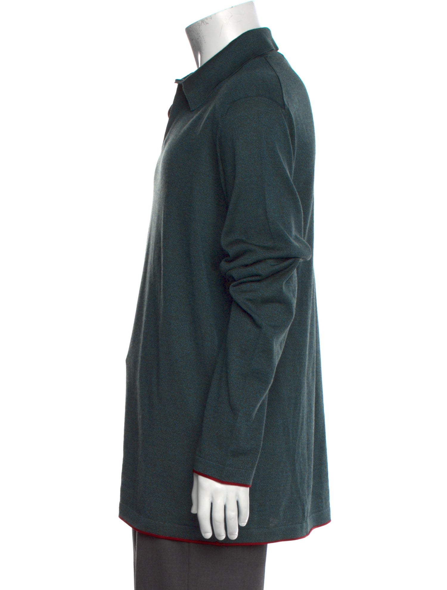 Hermès Wool Collar Polo Shirt w/ Tags