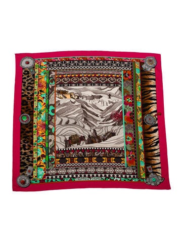 Hermès Scarves and Shawls La Femme aux Semelles de Vent Cashmere Shawl 140cm