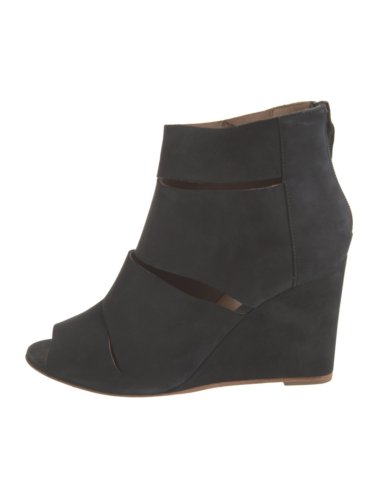 Hermès Suede Cutout Accent Boots