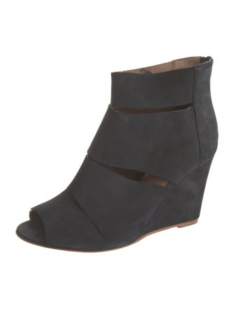 Hermès Suede Cutout Accent Boots