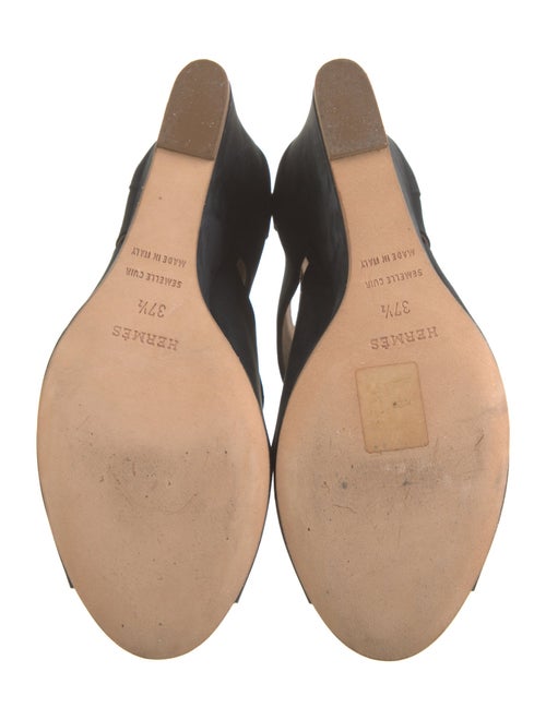 Hermès Suede Cutout Accent Boots