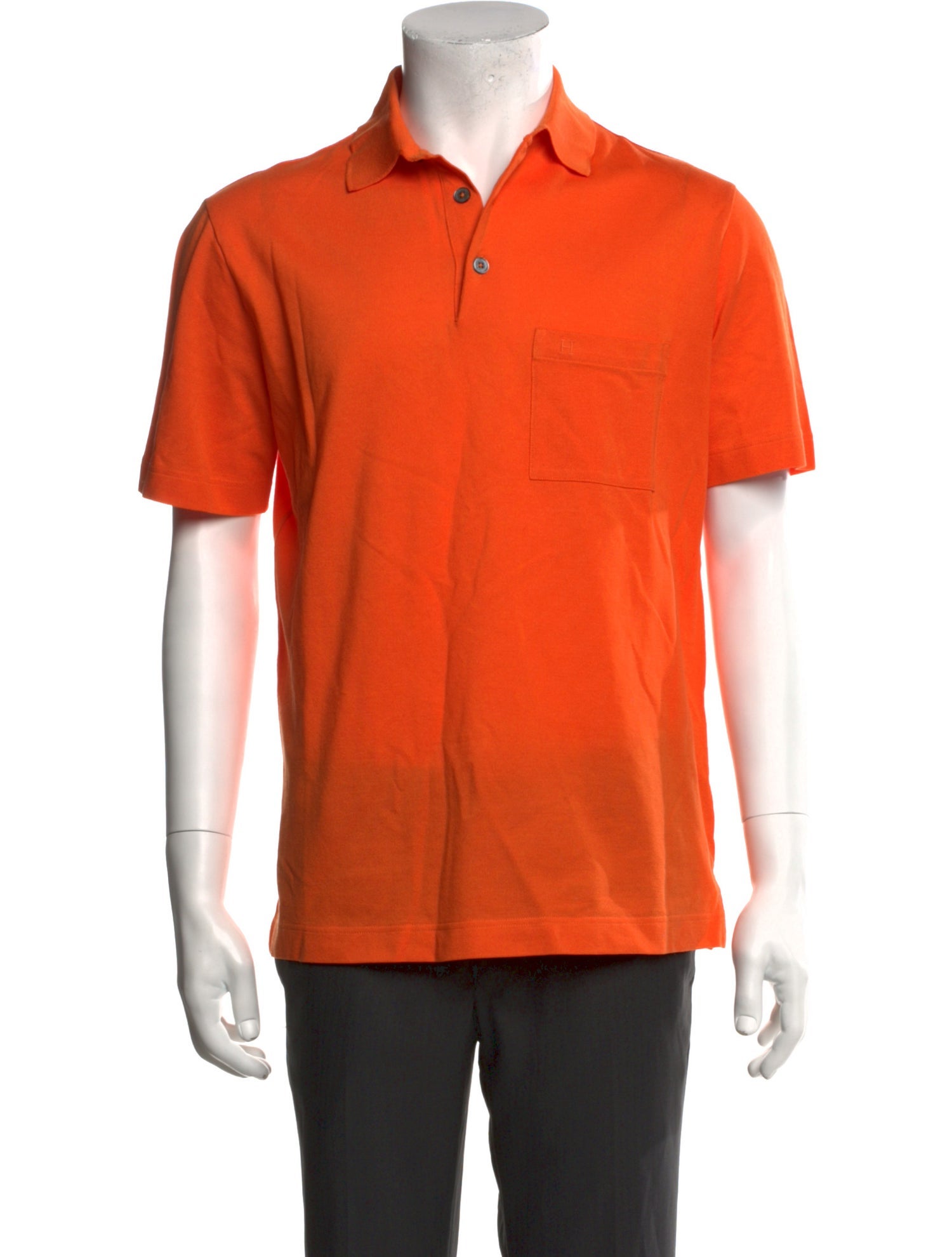 Hermès Crew Neck Short Sleeve Polo Shirt