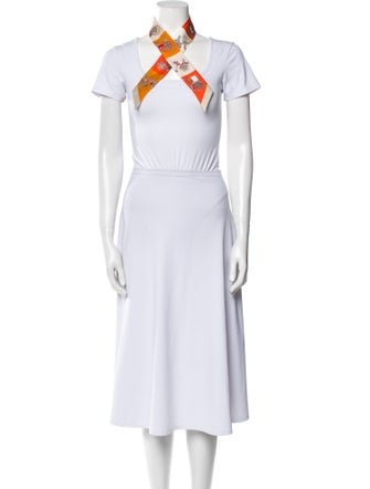 Hermès Les Voitures Exquises Silk Twilly Scarf