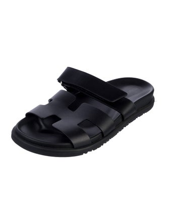 Hermès Chypre Leather Slides