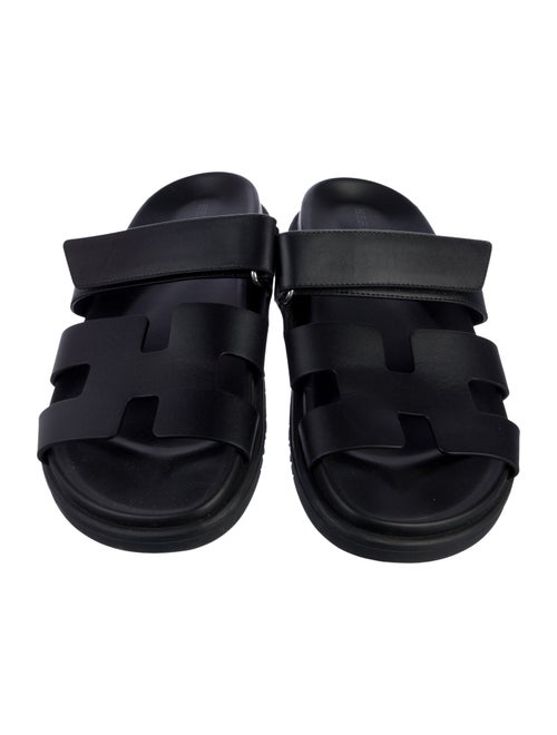 Hermès Chypre Leather Slides