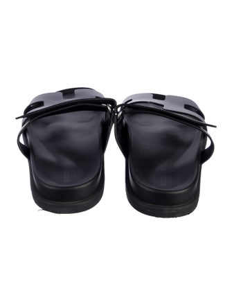 Hermès Chypre Leather Slides