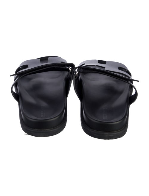 Hermès Chypre Leather Slides