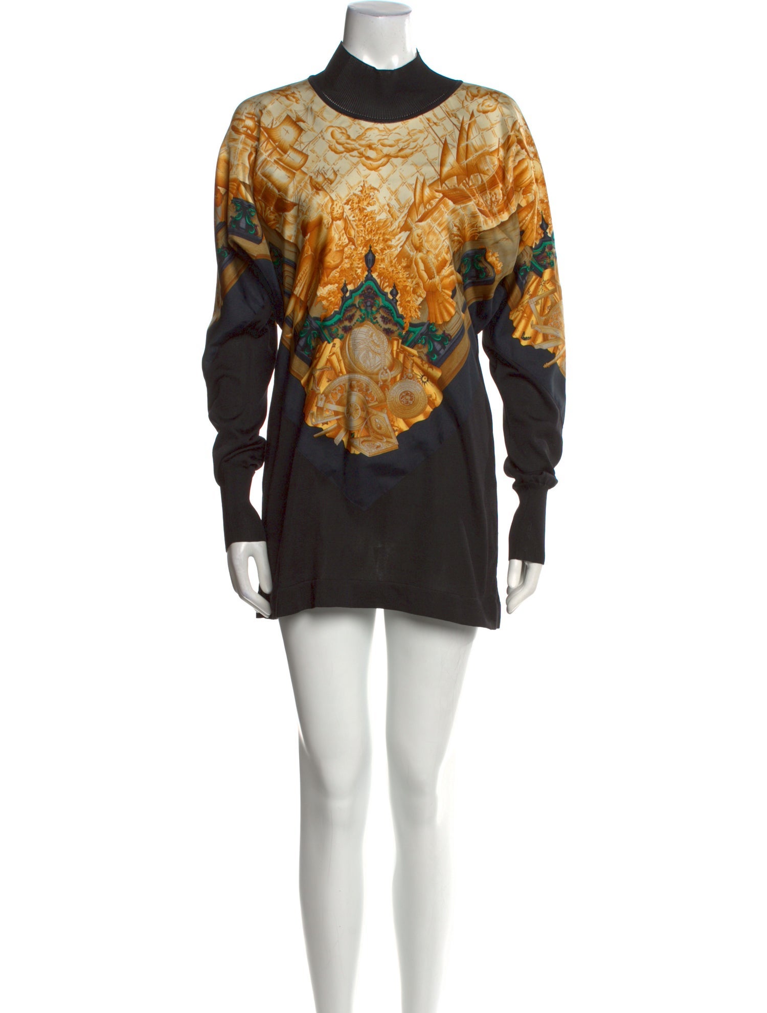 Hermès Silk Mini Dress