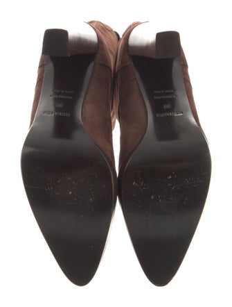 Hermès Trophee Suede Lace-Up Boots