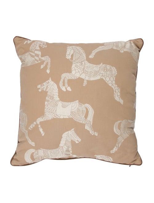 Hermès Chevaux D'Appart Throw Pillow