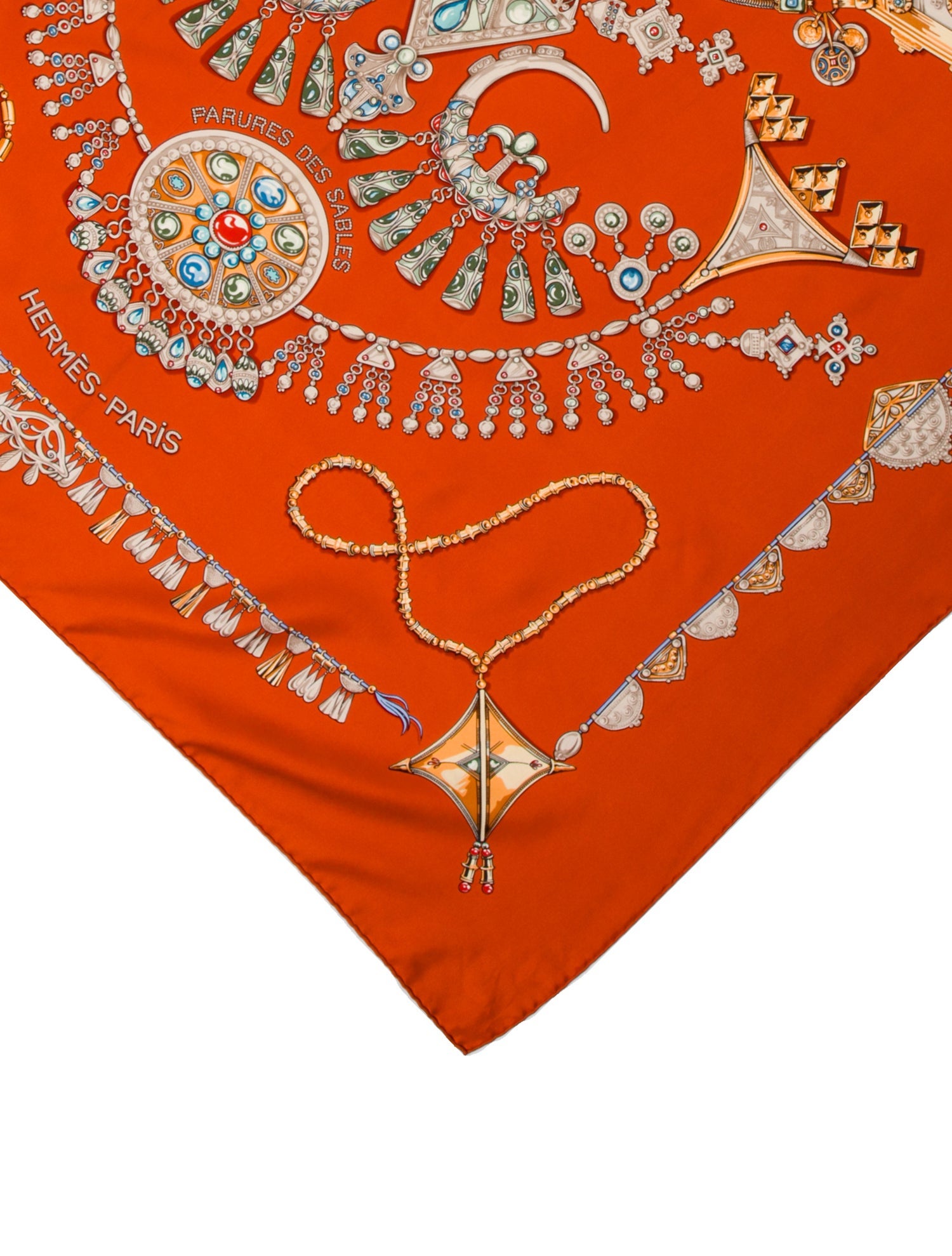 Hermès Parures Des Sables Silk Scarf