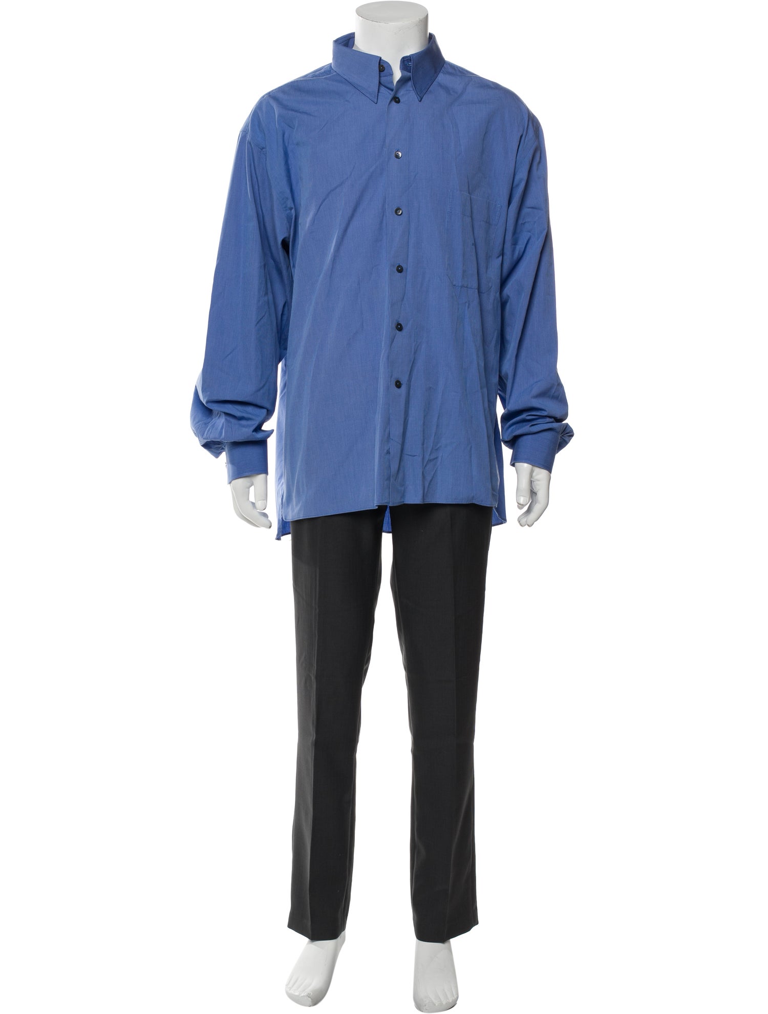 Hermès Long Sleeve Dress Shirt