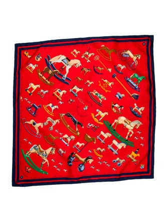 Hermès Raconte Moi le Cheval Silk Scarf