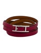 Hermès Leather Hapi 3 Grand Wrap Bracelet