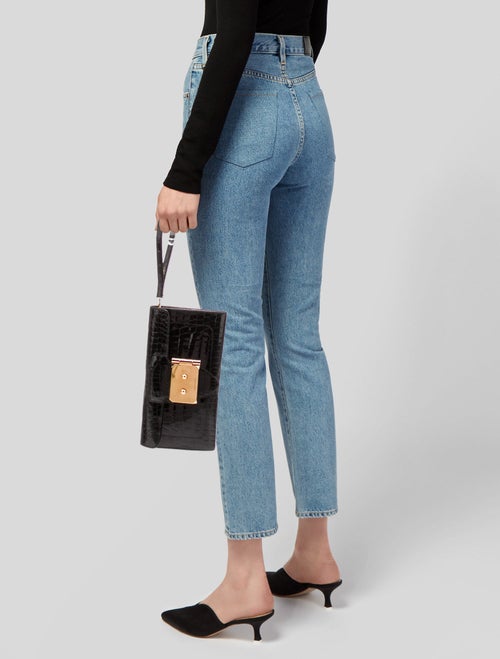 Hermès Shiny Niloticus Crocodile Goodlock Clutch