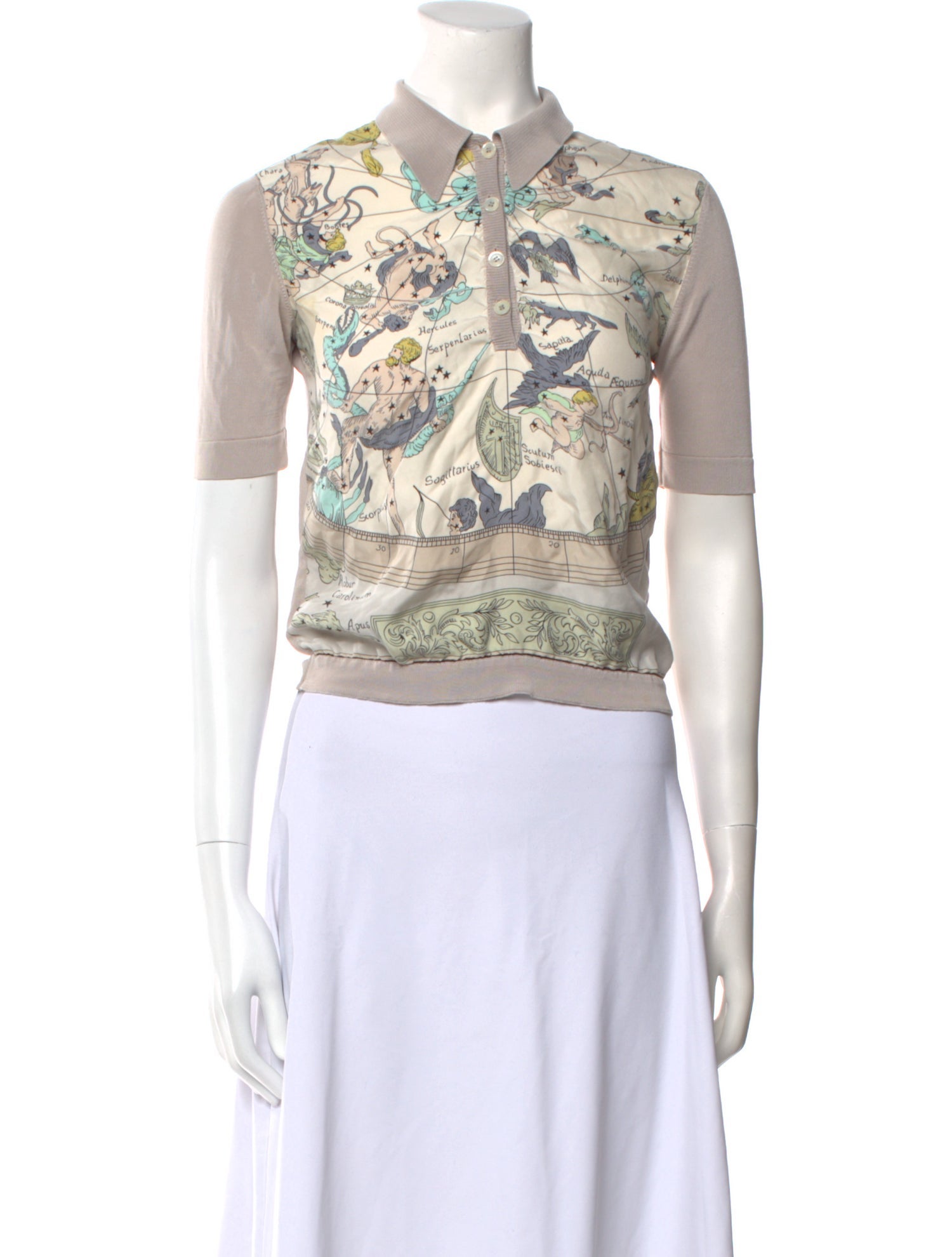 Hermès Vintage Late 1990's - Early 2000's Crop Top