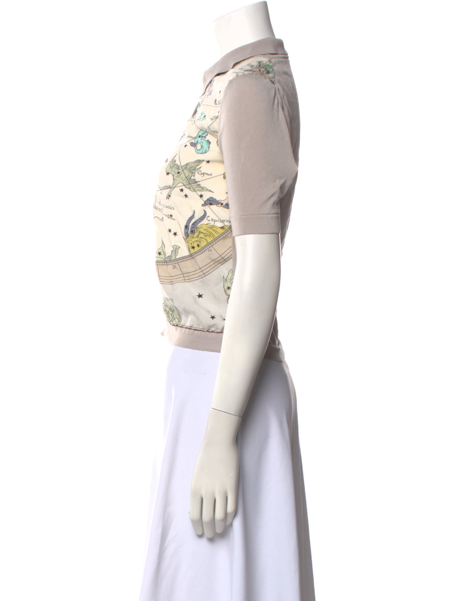 Hermès Vintage Late 1990's - Early 2000's Crop Top