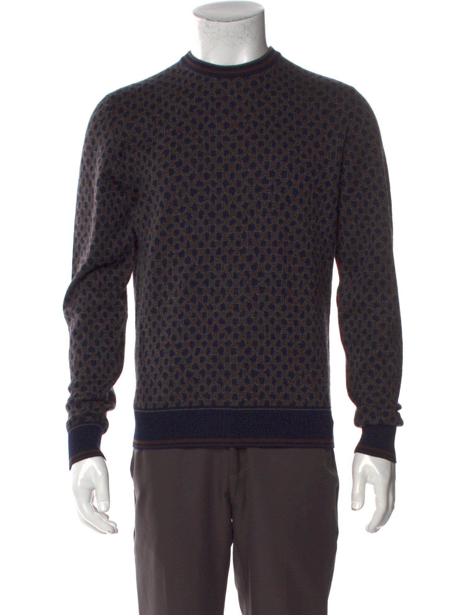 Hermès Cashmere Crew Neck Pullover