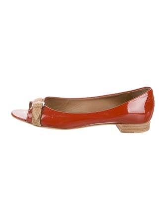 Hermès Patent Leather Flats