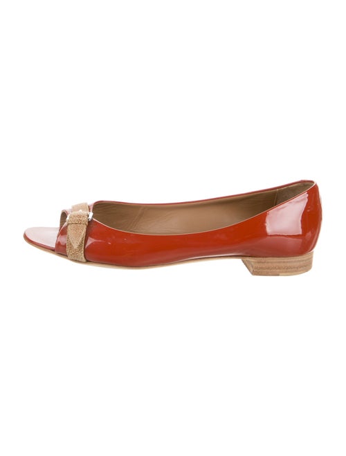 Hermès Patent Leather Flats