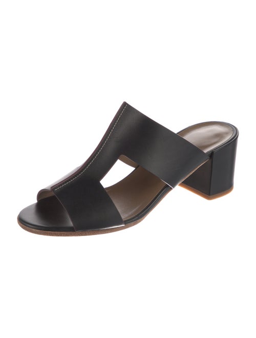Hermès Ostia Leather Slides