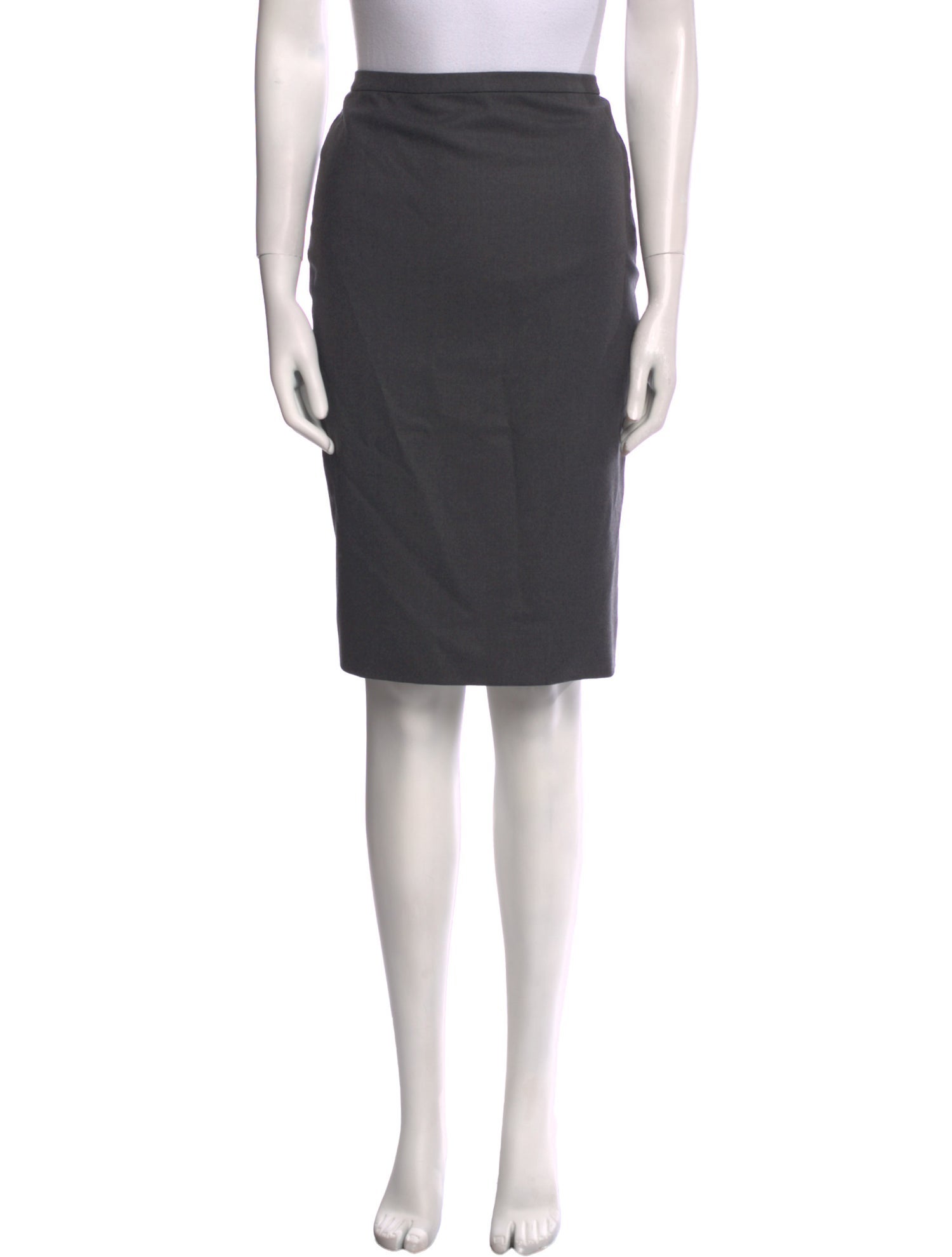 Hermès Virgin Wool Knee-Length Skirt