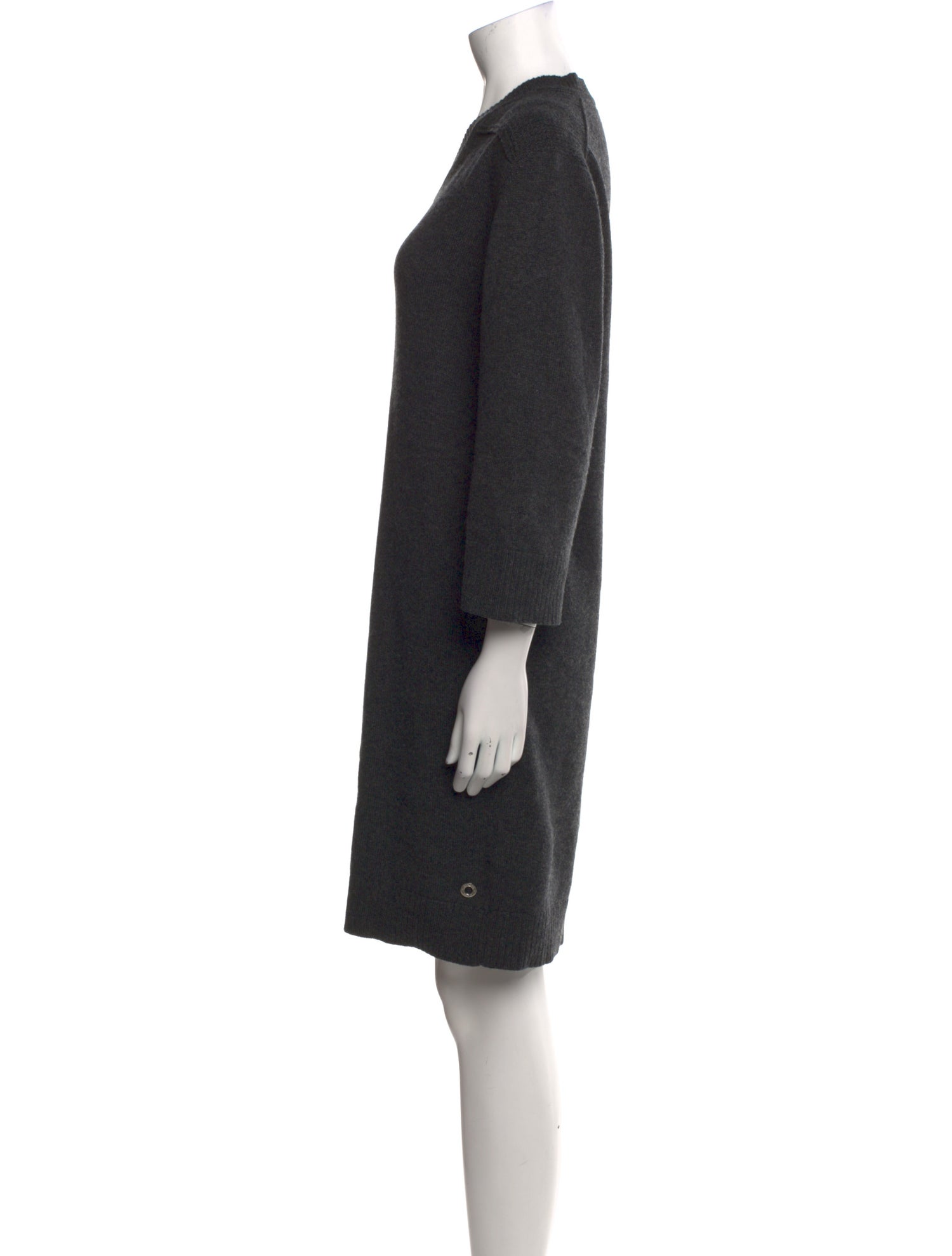 Hermès Cashmere Knee-Length Dress