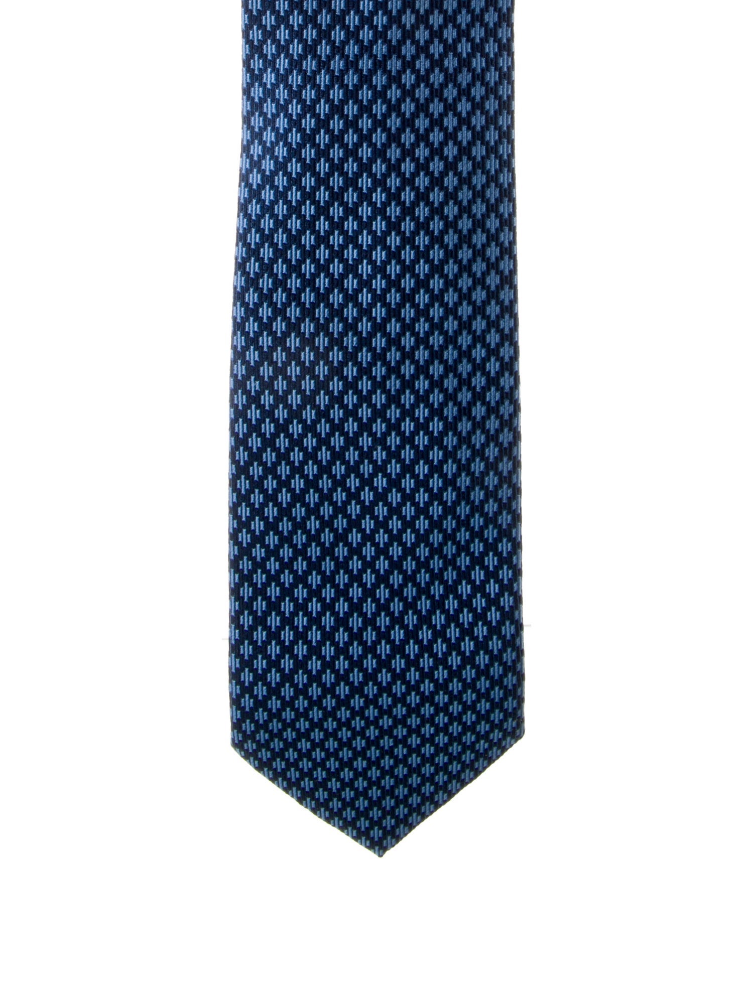 Hermès Silk Pattern Print Tie