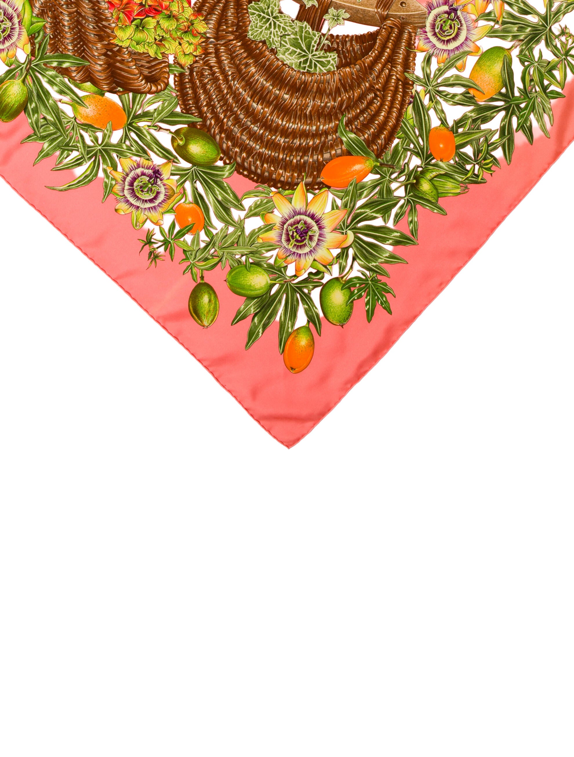 Hermès Passiflores Silk Scarf