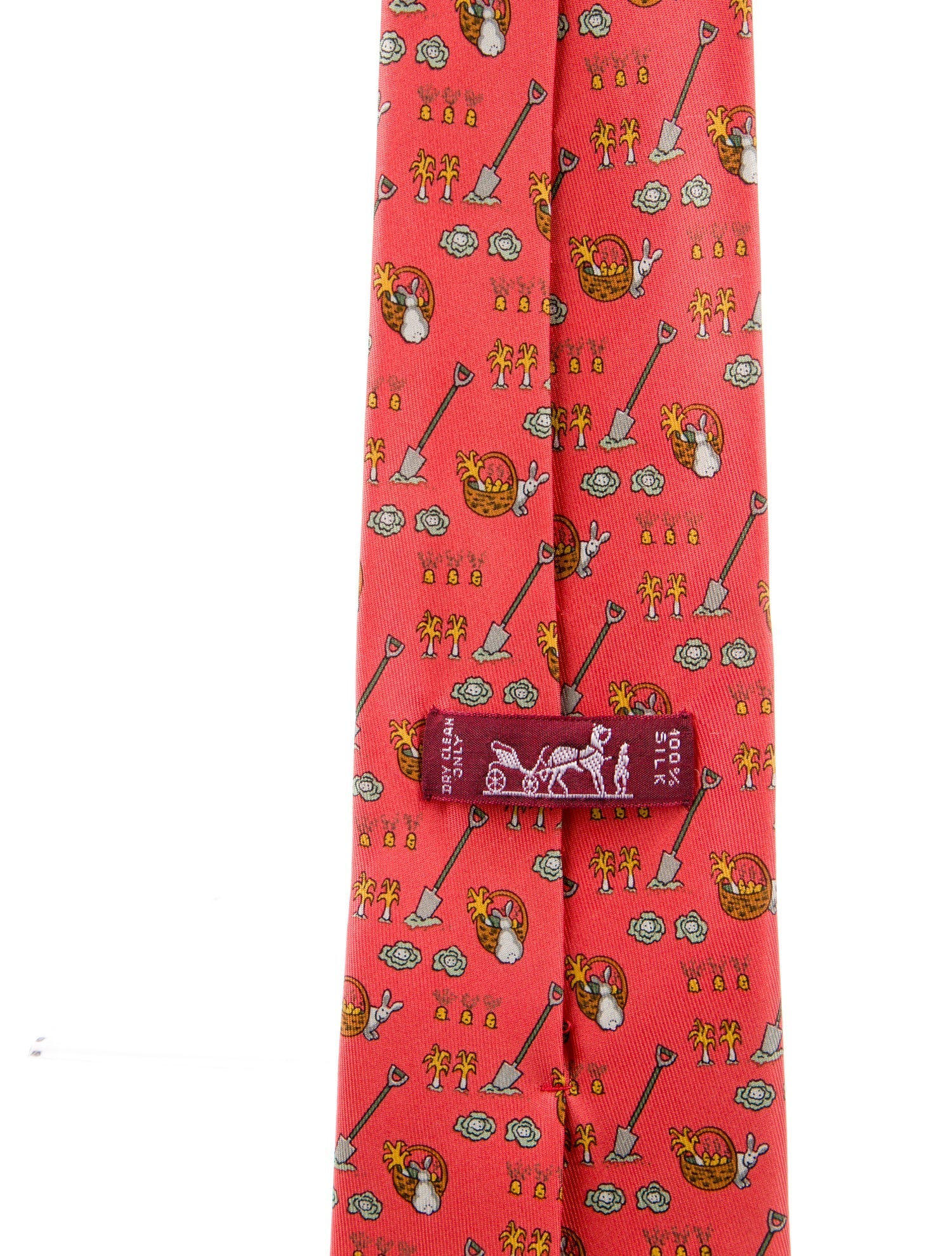 Hermès Silk Patterned Tie