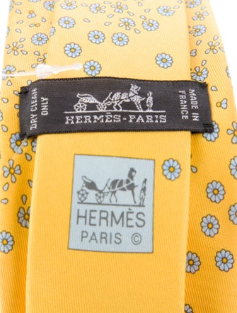 Hermès Silk Pattern Tie