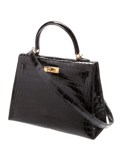 Hermès Niloticus Crocodile Kelly II Sellier 25