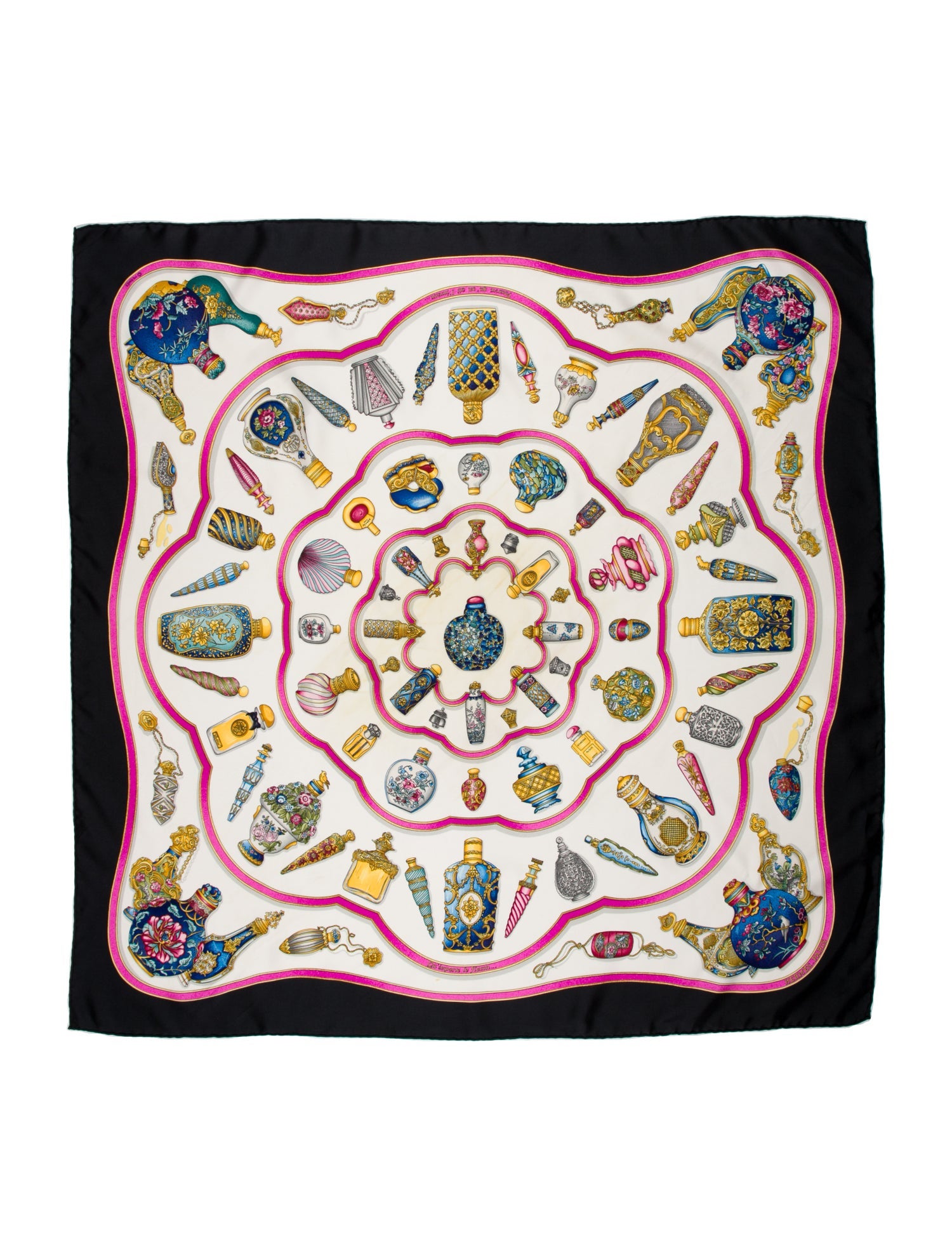 Hermès Qu'importe Le Flacon Silk Scarf