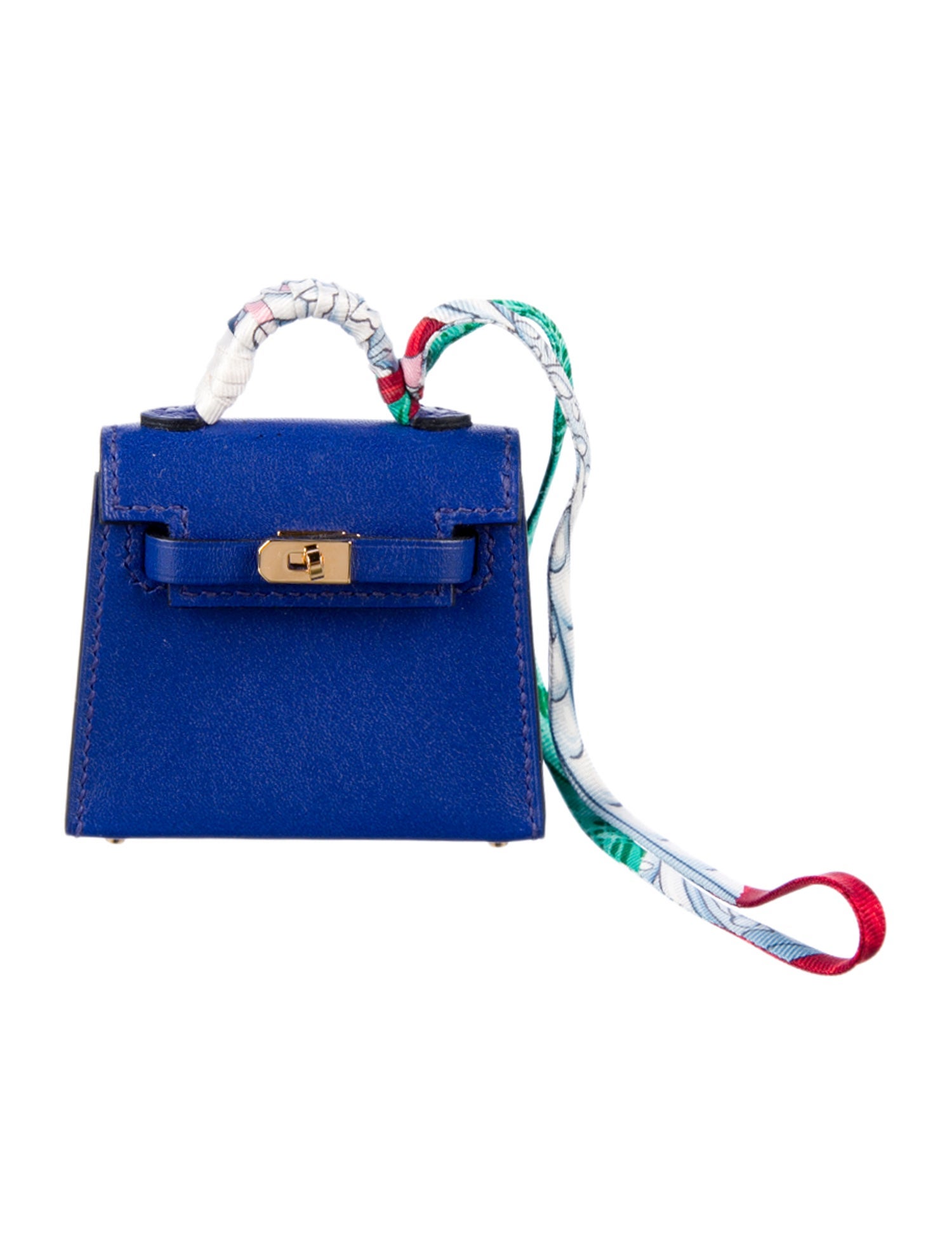 Hermès Tadelakt Mini Kelly Twilly Bag Charm